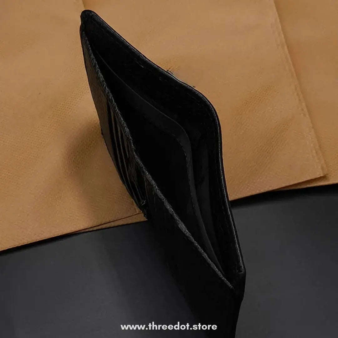 MEN WALLET TD-050 BLACK ZIPPER