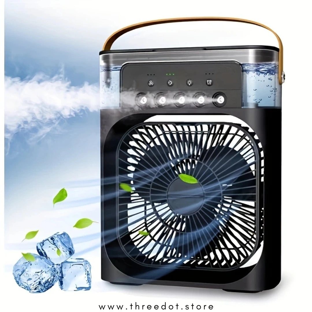 PORTABLE USB COOLING FAN WITH MIST HUMIDIFIER