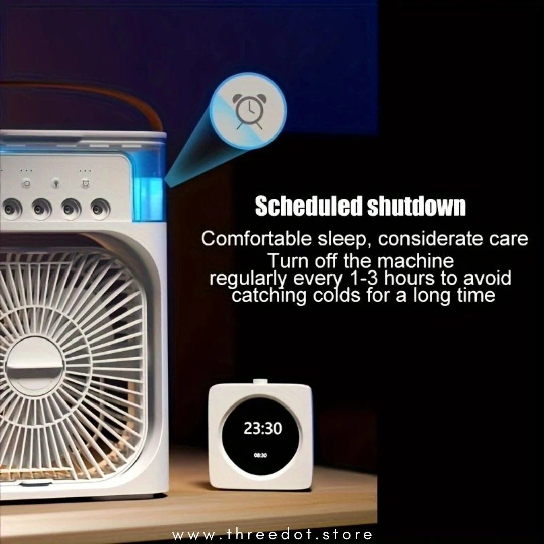 PORTABLE USB COOLING FAN WITH MIST HUMIDIFIER