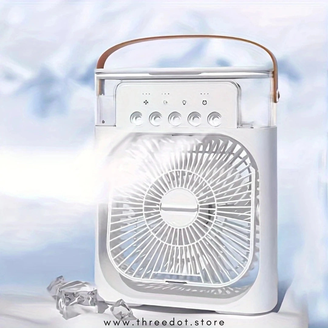 PORTABLE USB COOLING FAN WITH MIST HUMIDIFIER