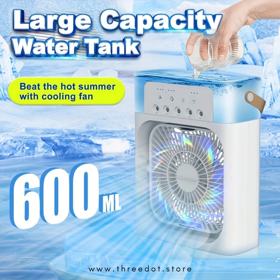 PORTABLE USB COOLING FAN WITH MIST HUMIDIFIER