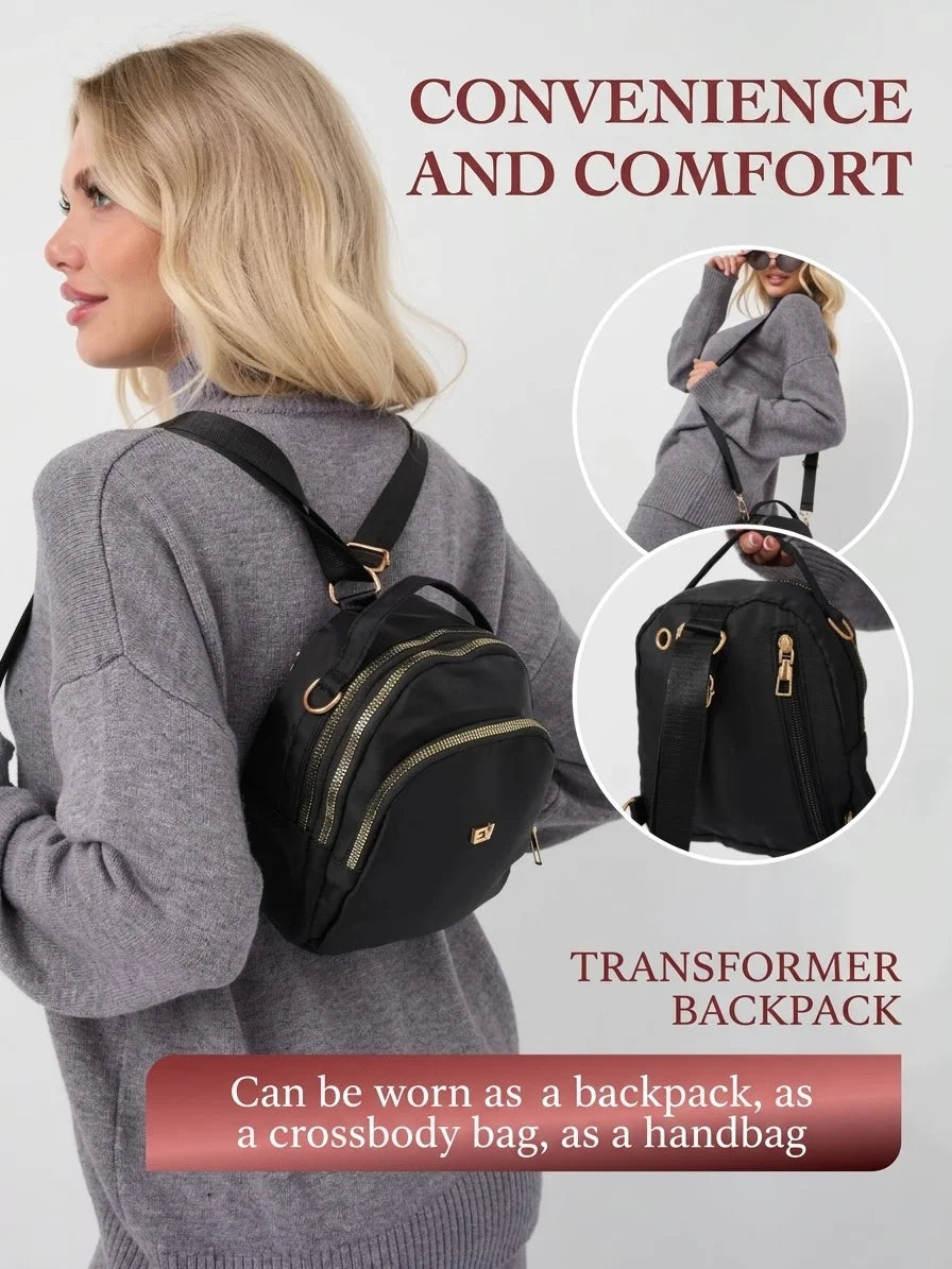 LADIES CROSSBODY AND BACK PACK 3 in 1