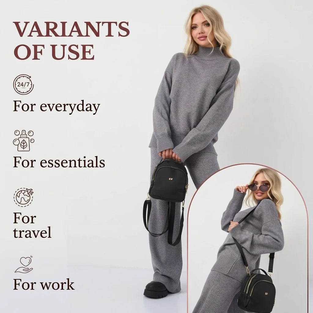 LADIES CROSSBODY AND BACK PACK 3 in 1