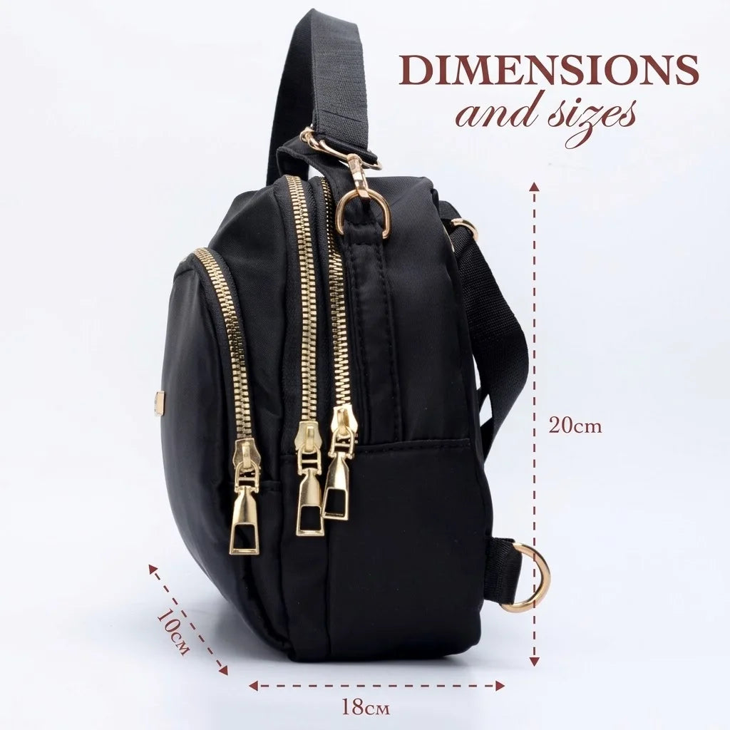 LADIES CROSSBODY AND BACK PACK 3 in 1