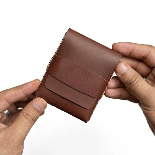 PREMIUM HANDCRAFTED WAX PULL-UP WALLET TD-101