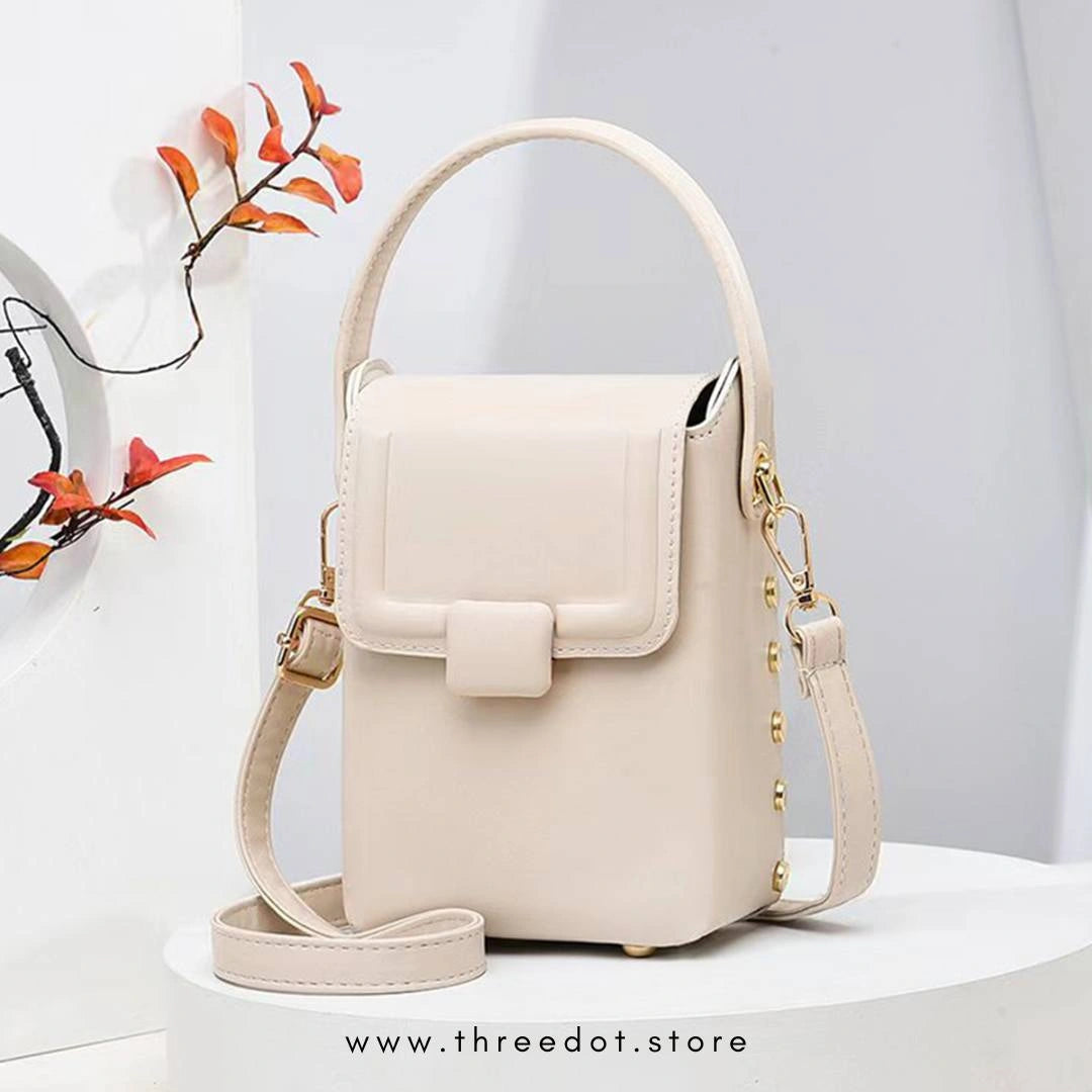 WOMENs PHONE MAGNETIC BUTTON SHOULDER BAG