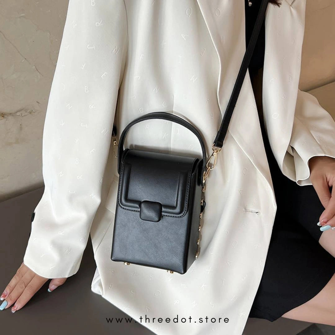WOMENs PHONE MAGNETIC BUTTON SHOULDER BAG