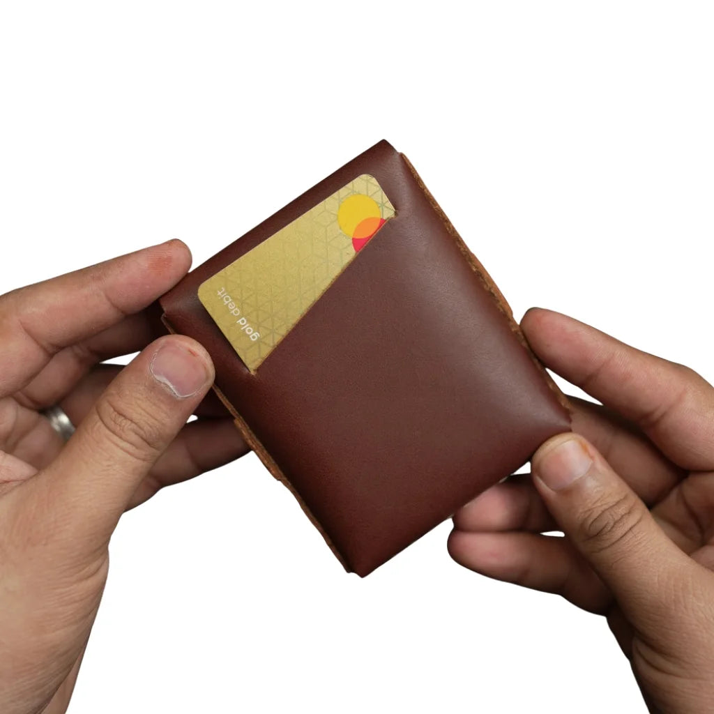 PREMIUM HANDCRAFTED WAX PULL-UP WALLET TD-101