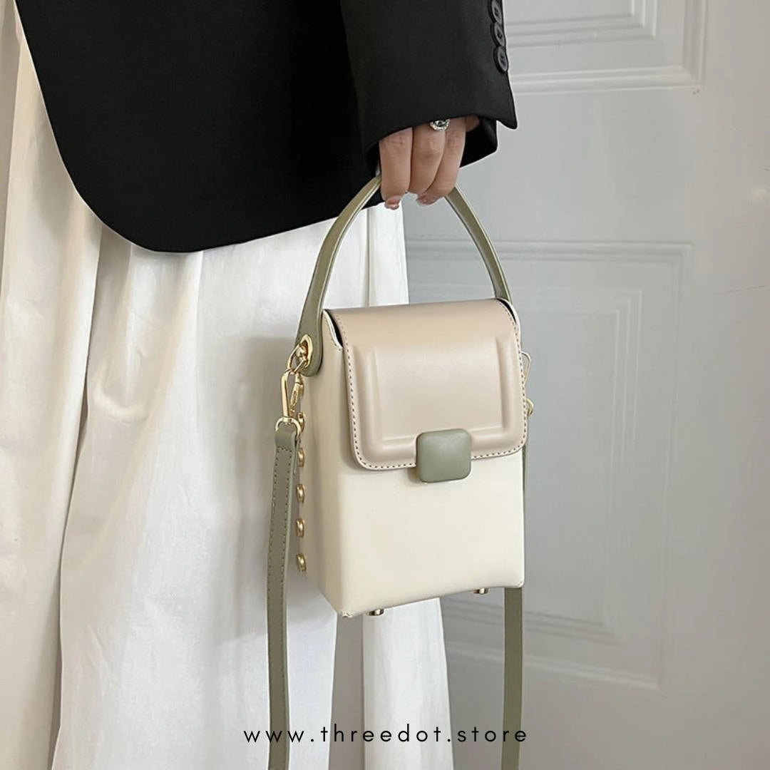 WOMENs PHONE MAGNETIC BUTTON SHOULDER BAG