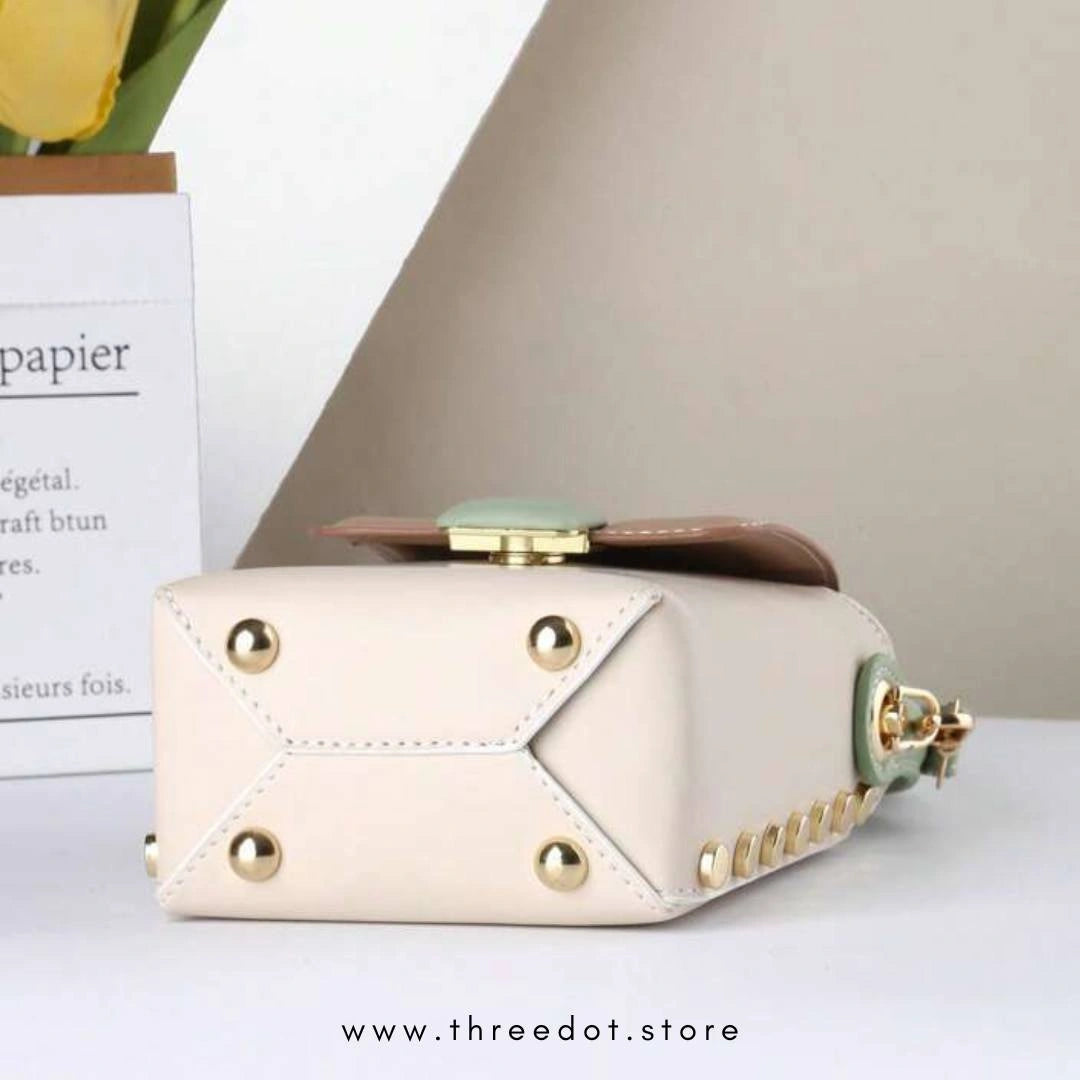 WOMENs PHONE MAGNETIC BUTTON SHOULDER BAG