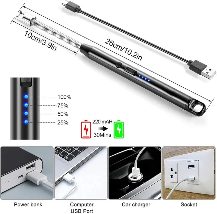 ELECTRIC ARC LIGHTER RECHARGEABLE