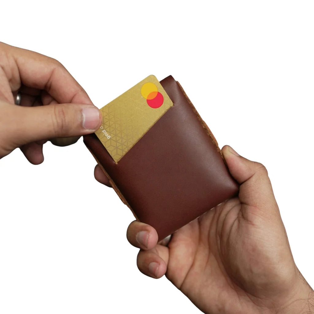 PREMIUM HANDCRAFTED WAX PULL-UP WALLET TD-101