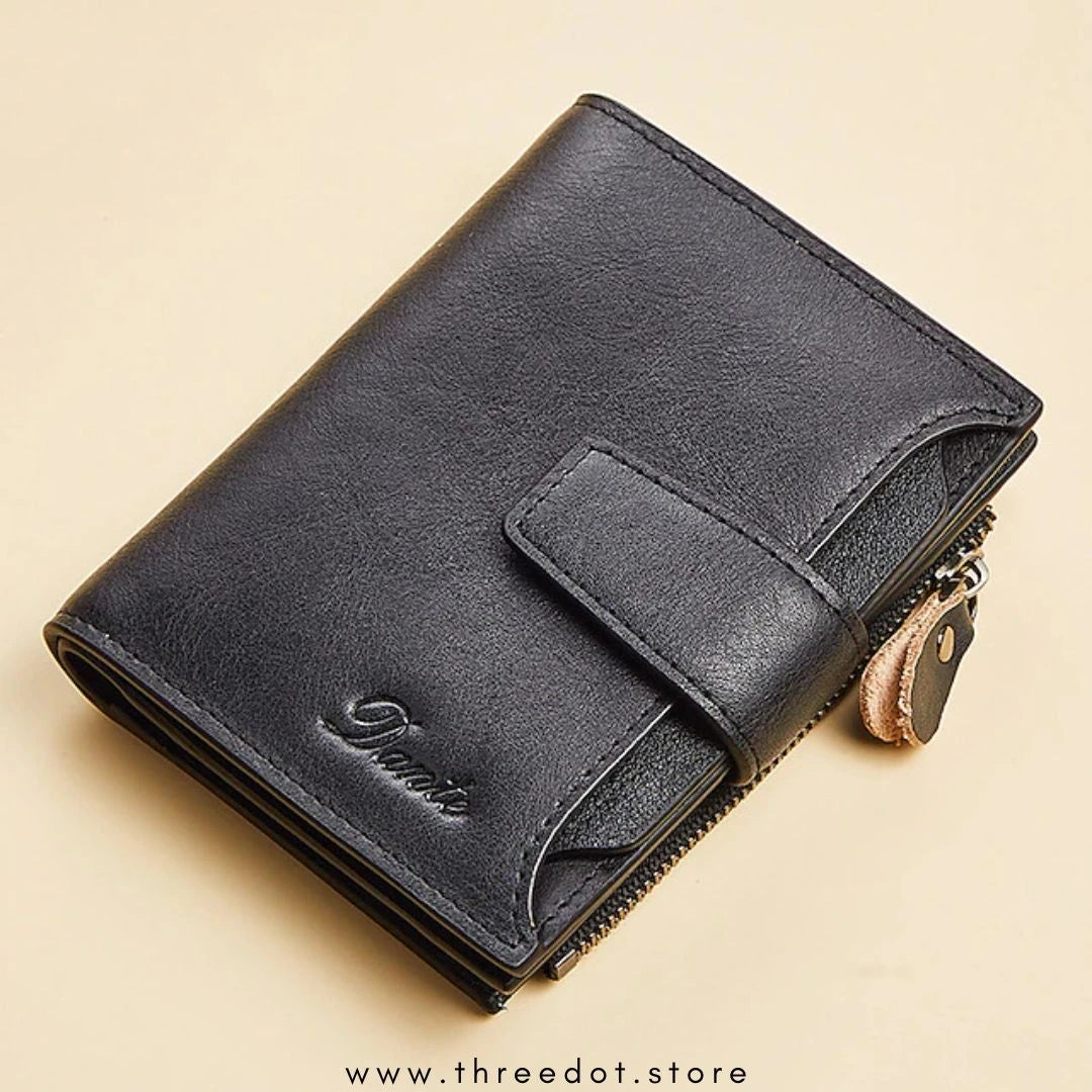 SW DRAGON MEN’S LEATHER WALLET