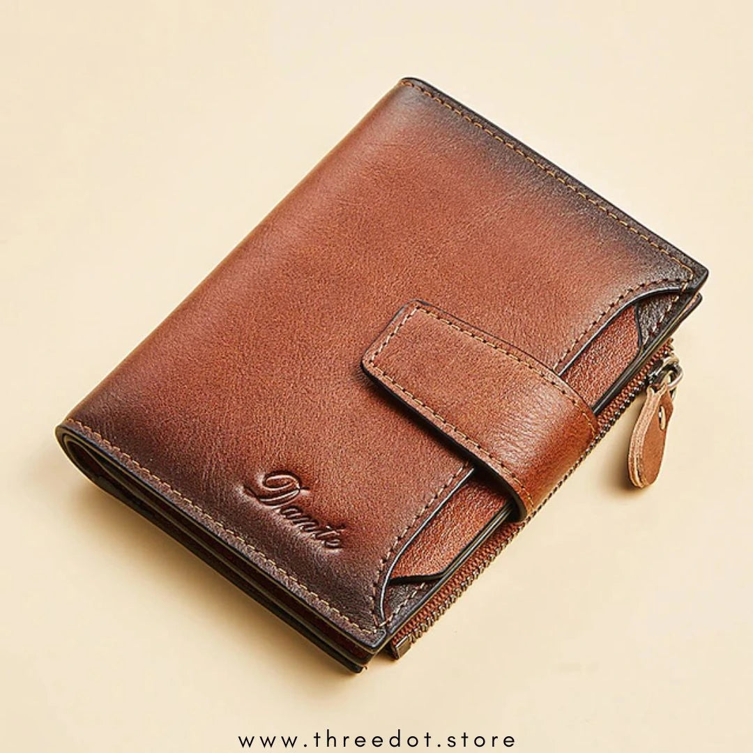 SW DRAGON MEN’S LEATHER WALLET