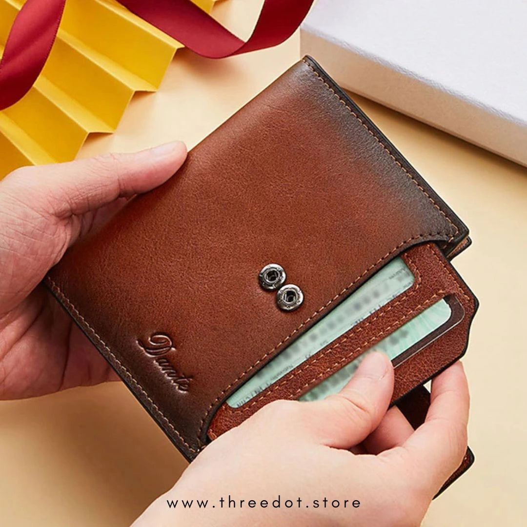 SW DRAGON MEN’S LEATHER WALLET