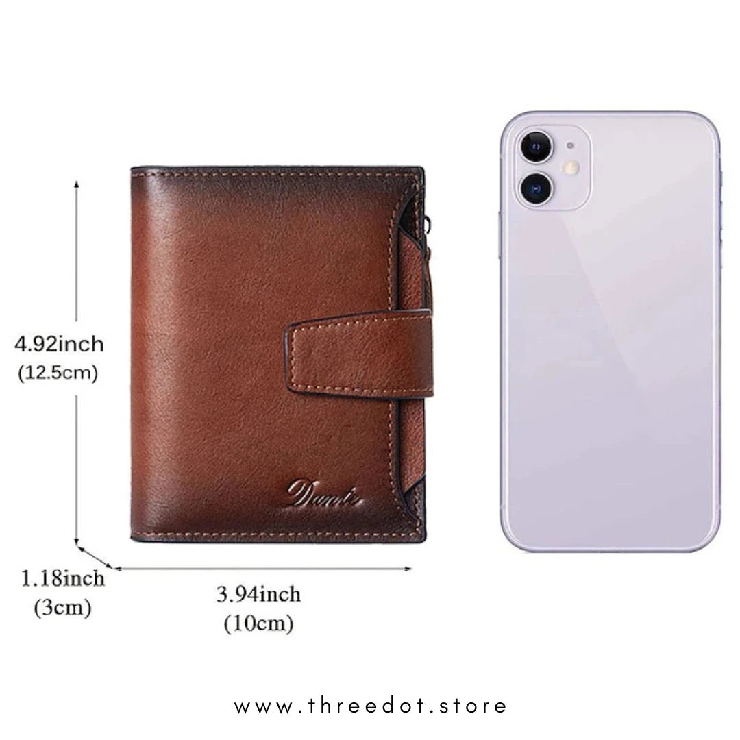 SW DRAGON MEN’S LEATHER WALLET