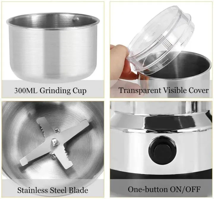 RAF Electric Coffee Grinder 300W