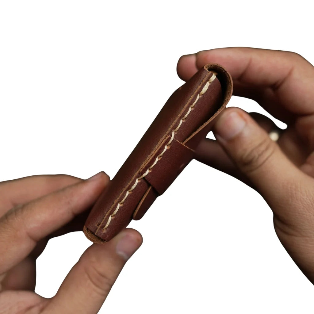 PREMIUM HANDCRAFTED WAX PULL-UP WALLET TD-101