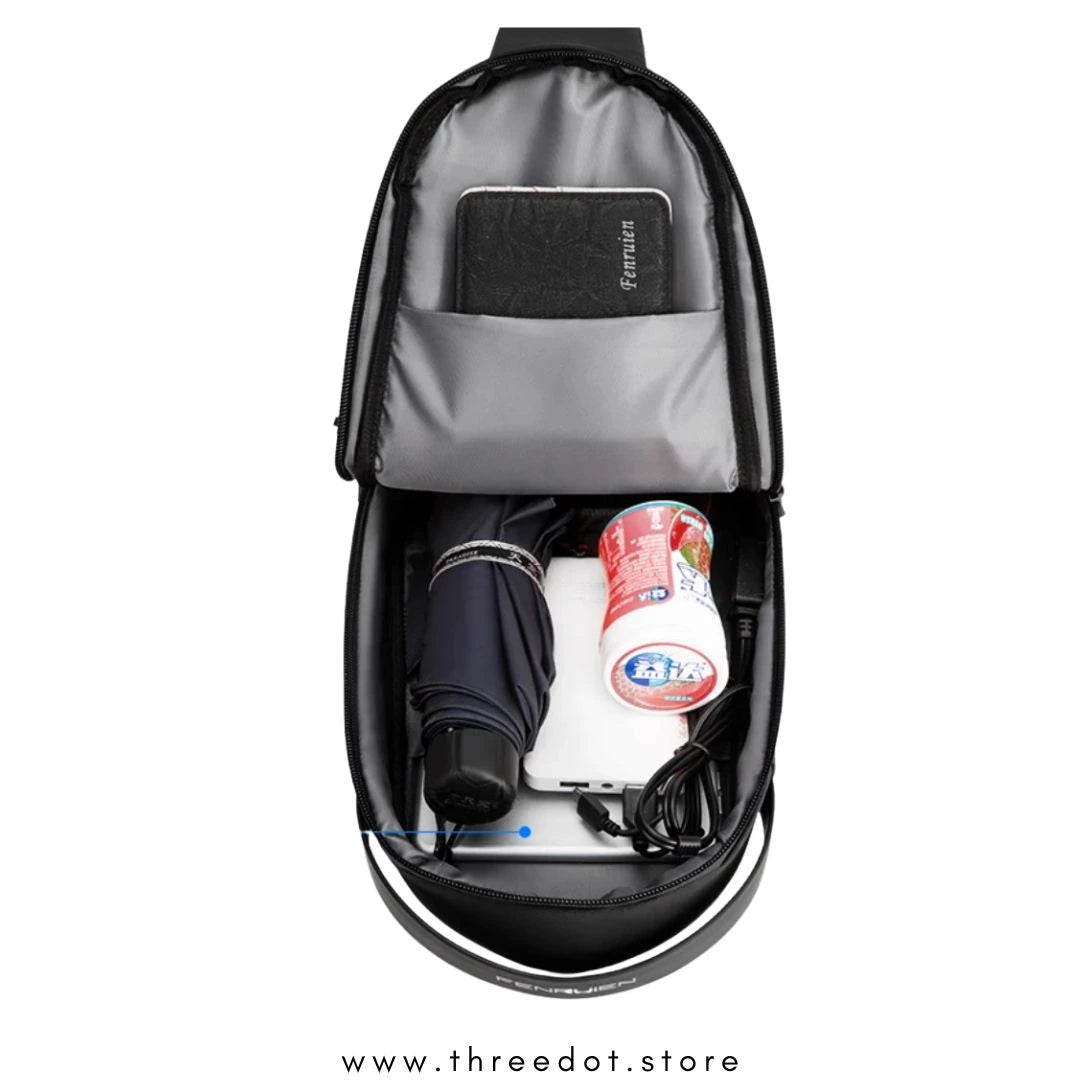 SOLID MULTI-PURPOSE SHOULDER BAG