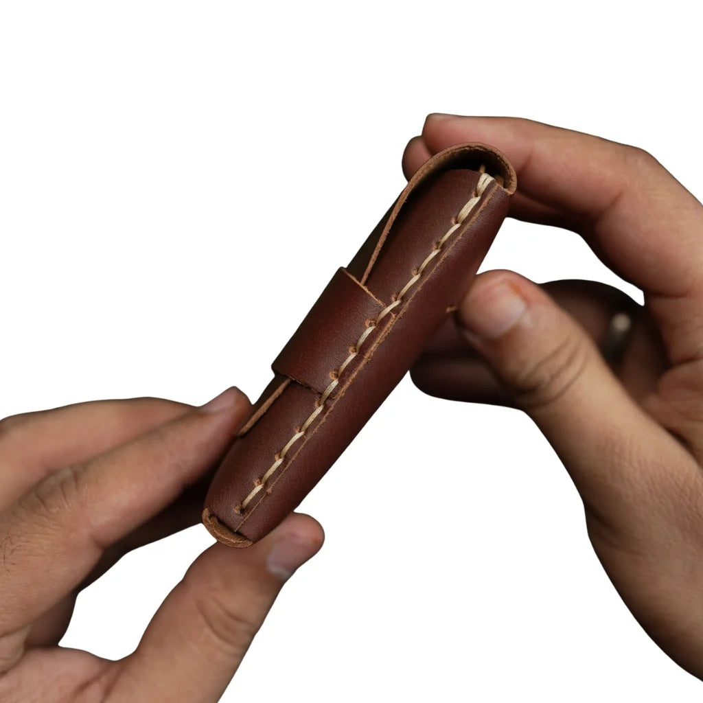 PREMIUM HANDCRAFTED WAX PULL-UP WALLET TD-101