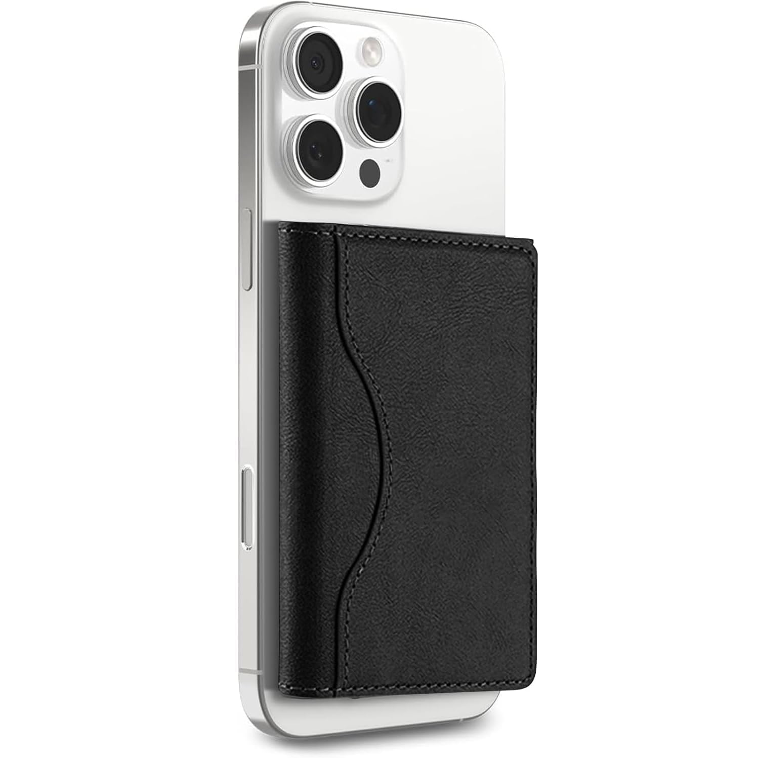 SLIM TRI-FOLD MAGSAFE LEATHER WALLET WITH STAND