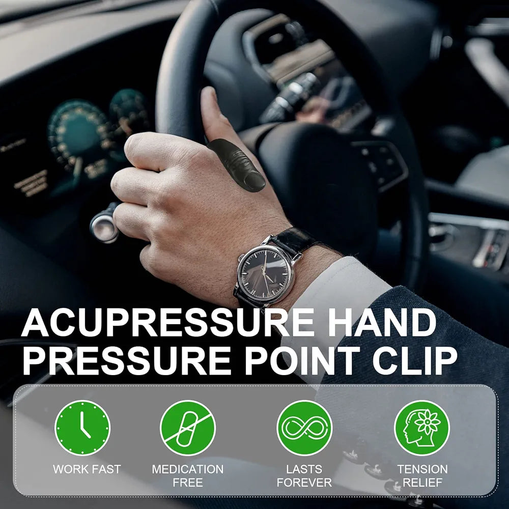 Sugar Control L14 Acupressure Point Clip, Headache, Migraine & Tension Relief