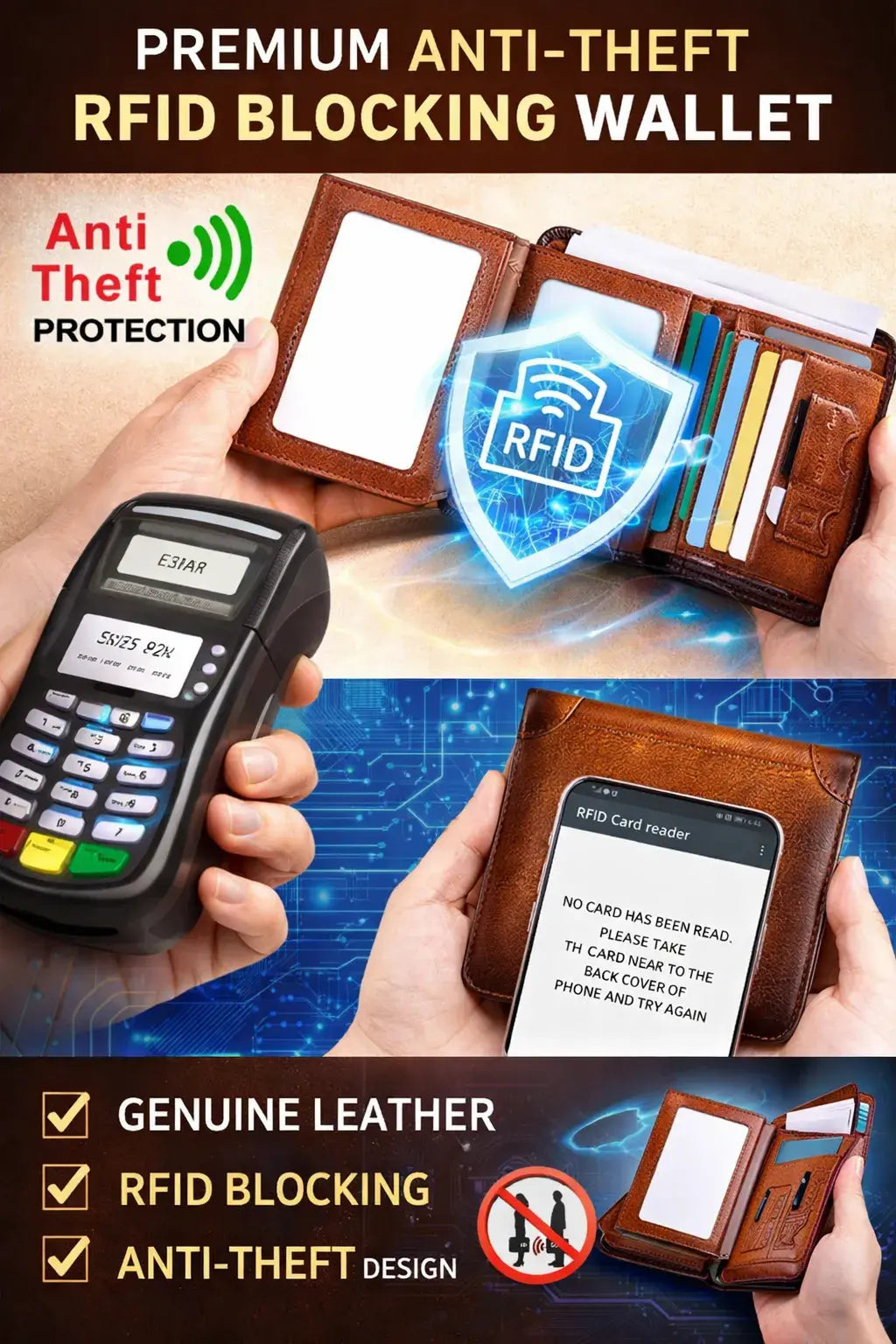 CIEPHIA MEN'S WALLET