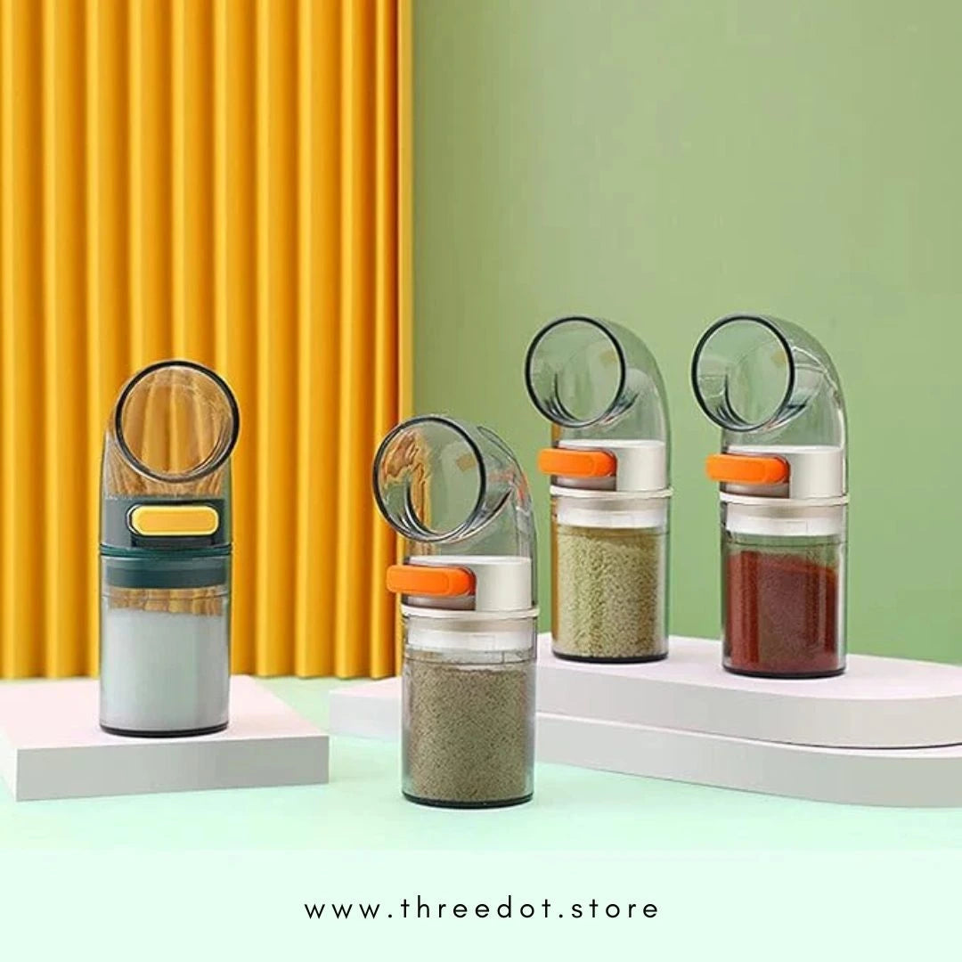 Spice Control Bottle - Three Piece Set - Spice Shaker Dispenser Tank