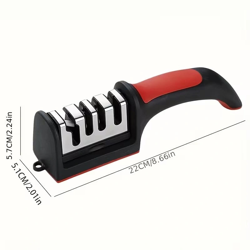 3 STAGE KNIFE SHARPENER HEAVY DUTY & EASY TO USE