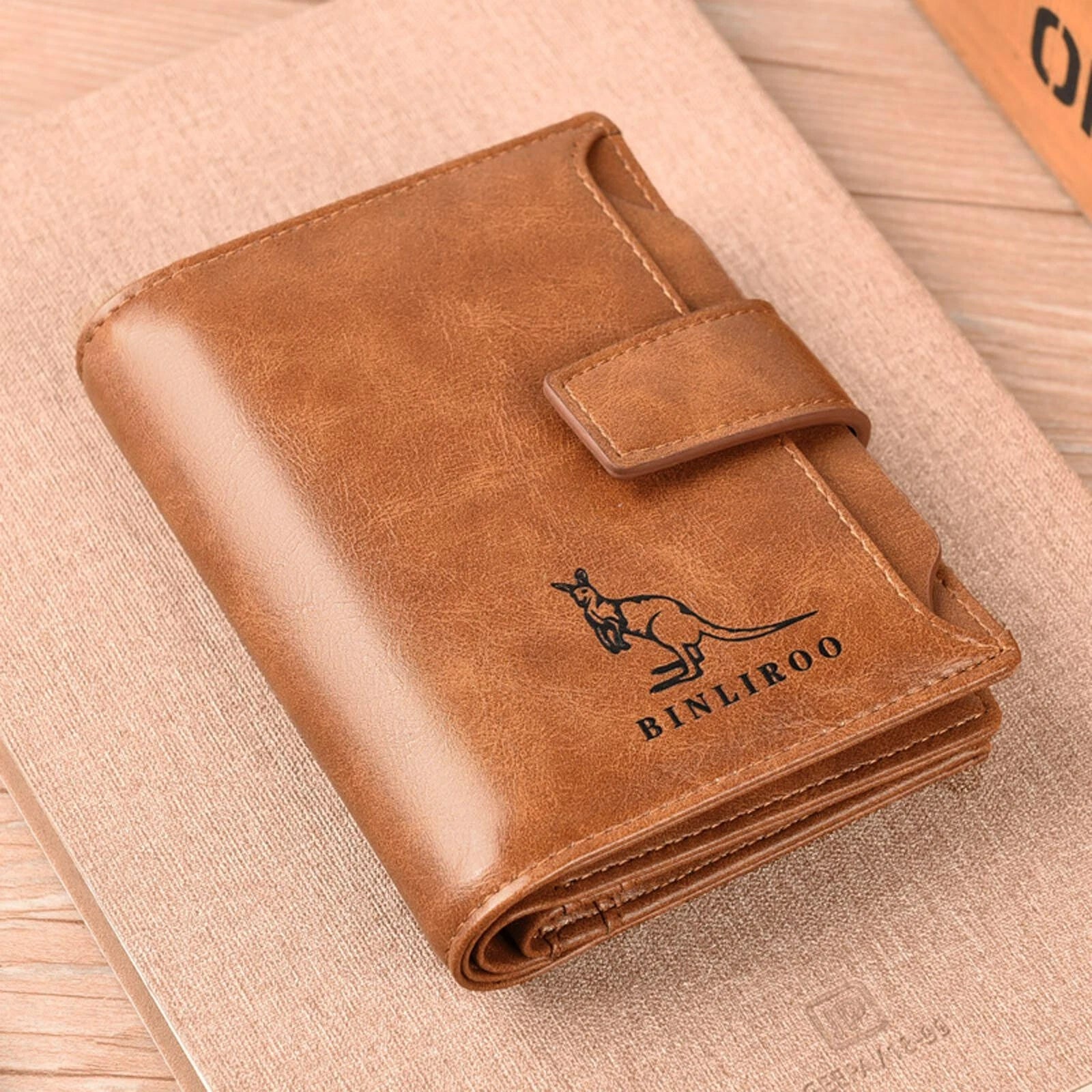 SW DRAGON MEN’S LEATHER WALLET